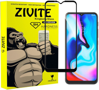 ZIVITE Edge To Edge Tempered Glass for Moto E7 Plus(Pack of 1)