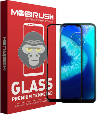 MOBIRUSH Edge To Edge Tempered Glass for Moto E7 Plus(Pack of 1)