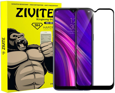 ZIVITE Edge To Edge Tempered Glass for Realme C15(Pack of 1)