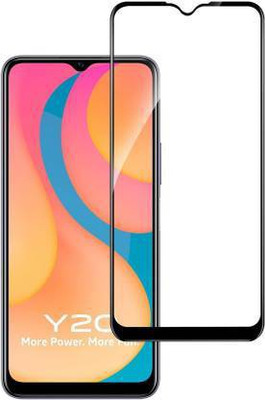 kentop Edge To Edge Tempered Glass for VIVO Y20s(Pack of 1)