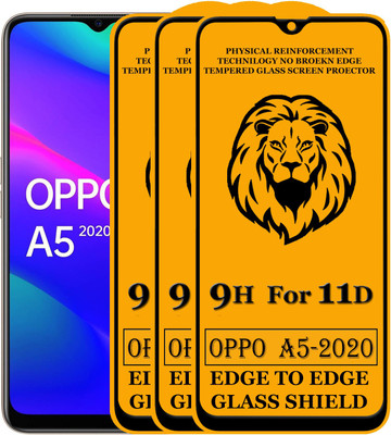 SEVEN7STAR Tempered Glass Guard for Oppo A5 2020(Pack of 3)