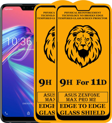 KING COVERS Tempered Glass Guard for Asus Zenfone Max Pro M2(Pack of 2)