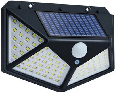 CyberShop Solar Lights for Garden with LED Security Lamp for Home, Outdoors Pathways Use (3 Different Mode) (Motion Sensor) (Long Battery Life) Solar Light Set(Wall Mounted Pack of 1)