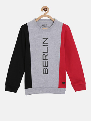 3Pin Full Sleeve Printed Boys Sweatshirt