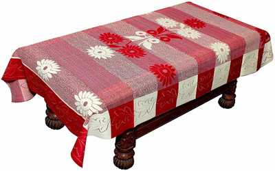 AG Creations Solid 4 Seater Table Cover(Maroon, Cotton)