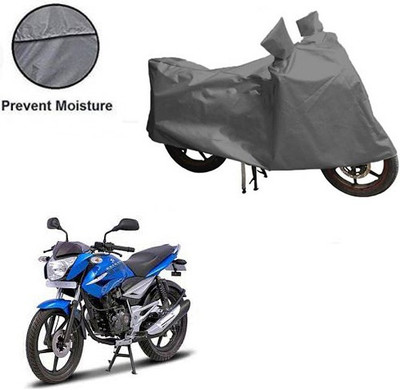 MOTOWORLD Waterproof Two Wheeler Cover for Bajaj(XCD 125cc, Grey)