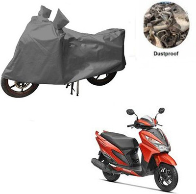 MOTOWORLD Waterproof Two Wheeler Cover for Honda(Grazia, Grey)