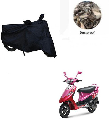 RPSENTTERPR Waterproof Two Wheeler Cover for TVS(Scooty Pep+, Black)