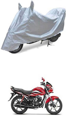 Wild Panther Two Wheeler Cover for Hero(Passion, Silver)