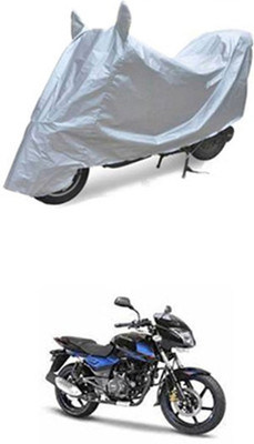 Wild Panther Two Wheeler Cover for Bajaj(Pulsar 150 DTS-i, Silver)