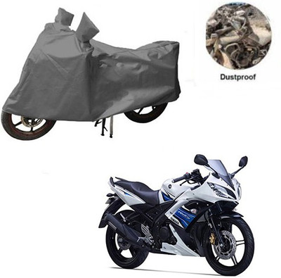 MOTOWORLD Waterproof Two Wheeler Cover for Yamaha(YZF R15 S, Grey)