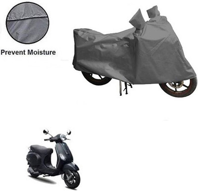 RPSENTTERPR Waterproof Two Wheeler Cover for Piaggio(Vespa LX, Grey)