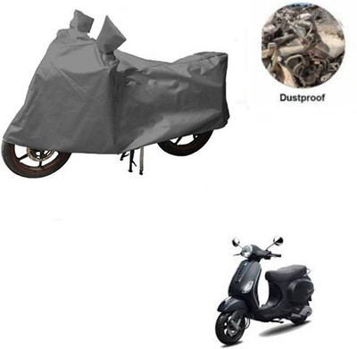RPSENTTERPR Waterproof Two Wheeler Cover for Piaggio(Vespa LX, Grey)
