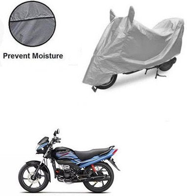 RPSENTTERPR Waterproof Two Wheeler Cover for Hero(Passion Plus, Silver)