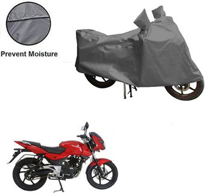 MOTOWORLD Waterproof Two Wheeler Cover for Bajaj(Pulsar 200 NS DTS-i, Grey)