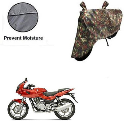 Mdstar Waterproof Two Wheeler Cover for Bajaj(Pulsar 220 DTS-i, Multicolor)