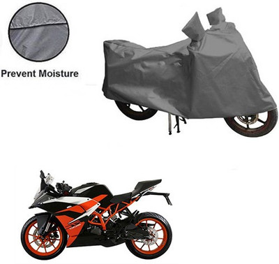 RPSENTTERPR Waterproof Two Wheeler Cover for KTM(RC 390, Grey)