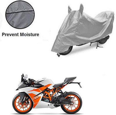 RPSENTTERPR Waterproof Two Wheeler Cover for KTM(Duke 200, Silver)