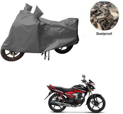 MOTOWORLD Waterproof Two Wheeler Cover for Honda(CB Shine, Grey)