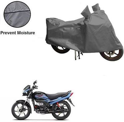 RPSENTTERPR Waterproof Two Wheeler Cover for Hero(Passion Plus, Grey)
