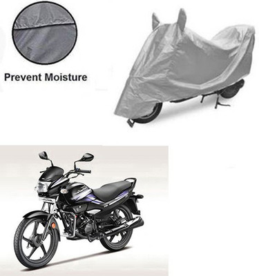 RPSENTTERPR Waterproof Two Wheeler Cover for Hero(Super Splendor, Silver)