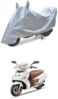 Z Tech Two Wheeler Cover for Hero(Silver)