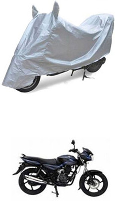 Wild Panther Two Wheeler Cover for Bajaj(Discover 100 DTS-i, Silver)