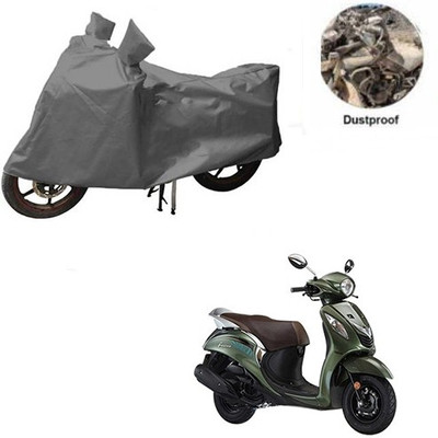 RPSENTTERPR Waterproof Two Wheeler Cover for Yamaha(Fascino, Grey)