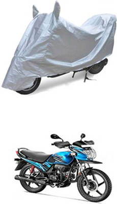 Wild Panther Two Wheeler Cover for Hero(Passion Pro TR, Silver)