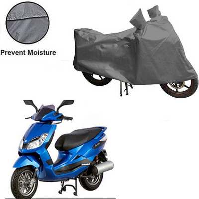 MOTOWORLD Waterproof Two Wheeler Cover for Bajaj(Sunny, Grey)