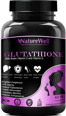 95% OFF on Naturewell L Glutathione Skin Lightening with Vitamin C & E, Biotin,Grape Seed(60 Tablets) 95% OFF on Naturewell L Glutathione Skin Lightening with Vitamin C & E, Biotin,Grape Seed(60 Tablets)