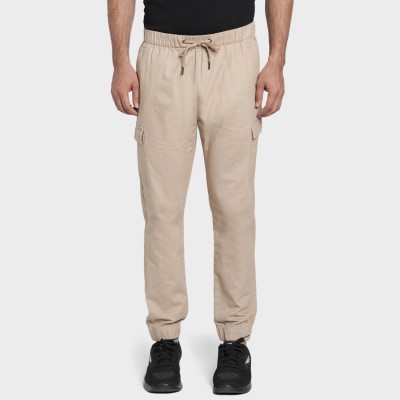 RED TAPE Regular Fit Men Khaki Trousers