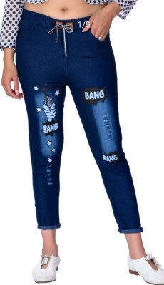 AAKARTI FASHION Jogger Fit Women Dark Blue Jeans