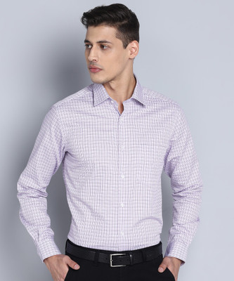 raymond-men-checkered-formal-purple-shirt