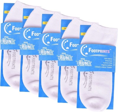 Footprints Organic Cotton Men & Women Ankle Length(Pack of 5)