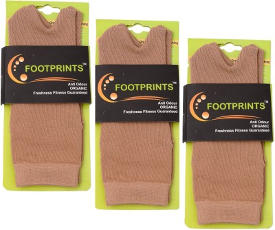 Footprints Organic Cotton Women Solid Mid-Calf/Crew(Pack of 3)