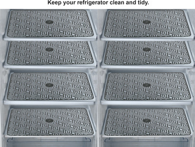 E-Retailer Fridge Mat(Width: 30 cm, Grey)