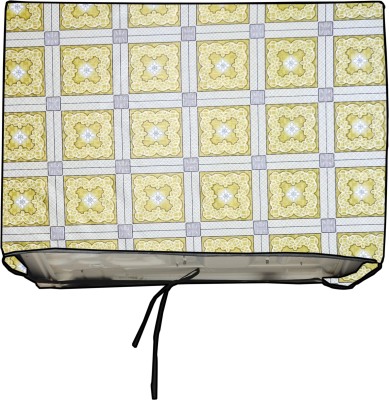 AAVYA UNIQUE FASHION Air Conditioner  Cover(Width: 71 cm, Yellow)