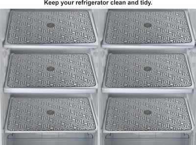 E-Retailer Fridge Mat(Width: 30 cm, Grey)