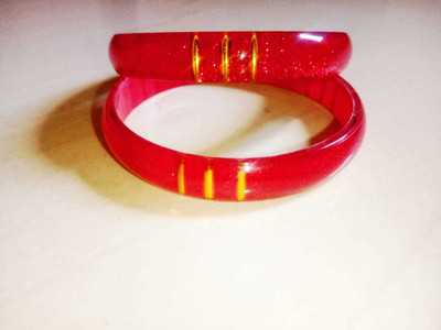 ultimate shopping network Plastic Bangle Set(Pack of 2)