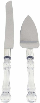 VVG TRADERS Stainless Steel Cake Server(Silver, Pack of 2)