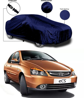 ANTHUB Car Cover For Tata Indigo CS (With Mirror Pockets)(Blue)