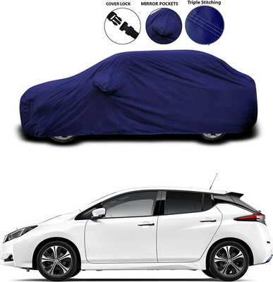 ANTHUB Car Cover For Nissan Leaf (With Mirror Pockets)(Blue)