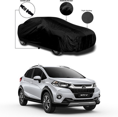 SEBONGO Car Cover For Honda WRV (With Mirror Pockets)(Black)