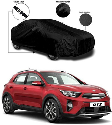 SEBONGO Car Cover For Kia QYI (With Mirror Pockets)(Black)
