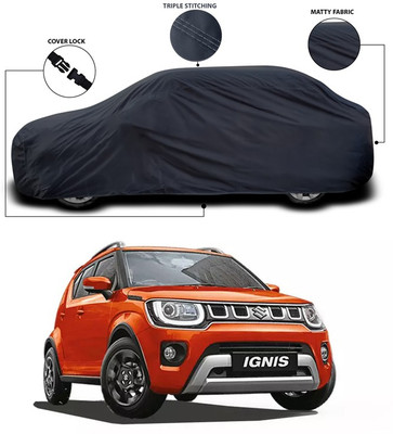 ANTHUB Car Cover For Maruti Suzuki Ignis (Without Mirror Pockets)(Grey)
