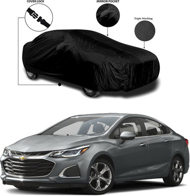 ANTHUB Car Cover For Chevrolet Cruze (With Mirror Pockets)(Black)