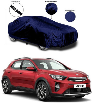 ANTHUB Car Cover For Kia QYI (With Mirror Pockets)(Blue)