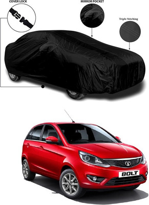 ANTHUB Car Cover For Tata Bolt (With Mirror Pockets)(Black)