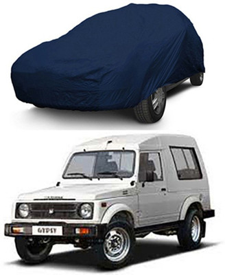 Z Tech Car Cover For Maruti Suzuki Gypsy (Without Mirror Pockets)(Blue)